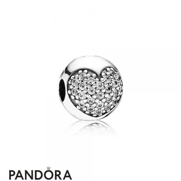 Pandora Jewellery Sparkling Paves Charms Love Of My Life Clip Clear Cz