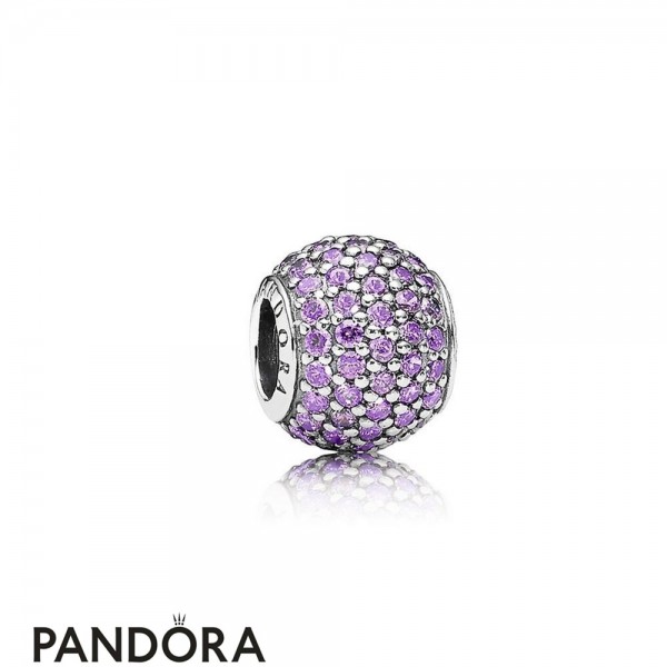 Pandora Jewellery Sparkling Paves Charms Pave Lights Charm Fancy Purple Cz