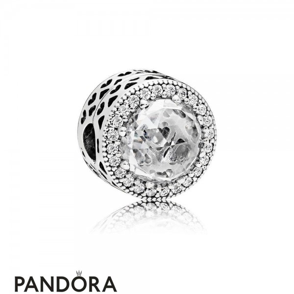 Pandora Jewellery Sparkling Paves Charms Radiant Hearts Clip Clear Cz