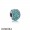 Pandora Jewellery Sparkling Paves Charms Shimmering Droplet Charm Teal Cz