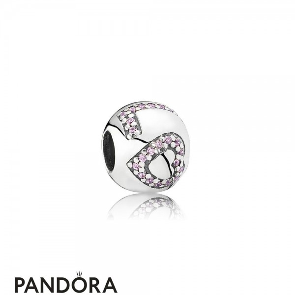 Pandora Jewellery Sparkling Paves Charms Surrounded By Love Charm Pink Cz