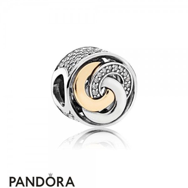 Pandora Jewellery Symbols Of Love Charms Interlinked Circles Charm Clear Cz