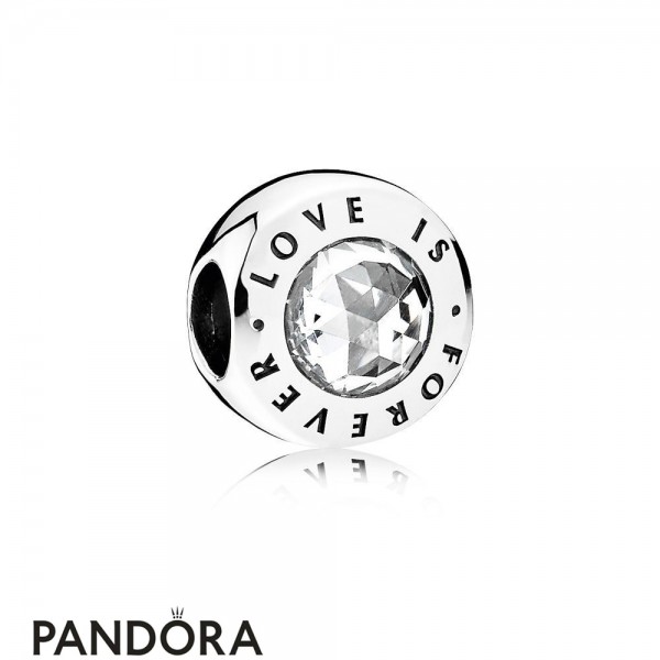 Pandora Jewellery Symbols Of Love Charms Love Is Forever Clear Cz