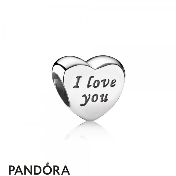 Pandora Jewellery Symbols Of Love Charms Words Of Love Engraved Heart Charm