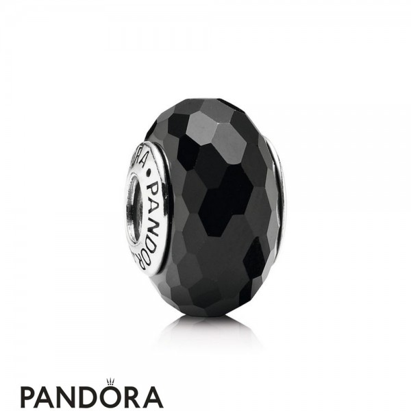 Pandora Jewellery Touch Of Color Charms Fascinating Black Charm Murano Glass