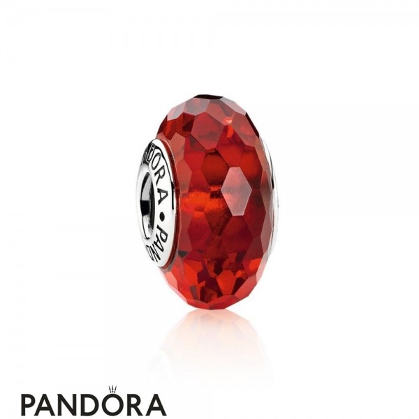 Pandora Jewellery Touch Of Color Charms Fascinating Red Charm Murano Glass