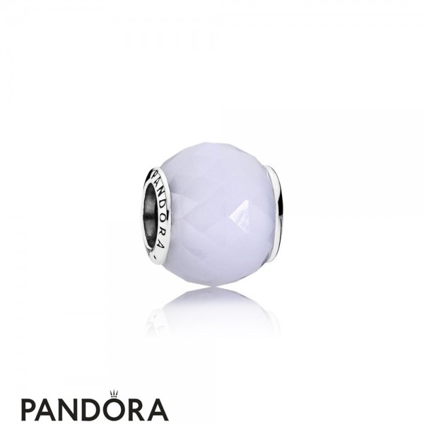 Pandora Jewellery Touch Of Color Charms Geometric Facets Charm Opalescent White Crystal