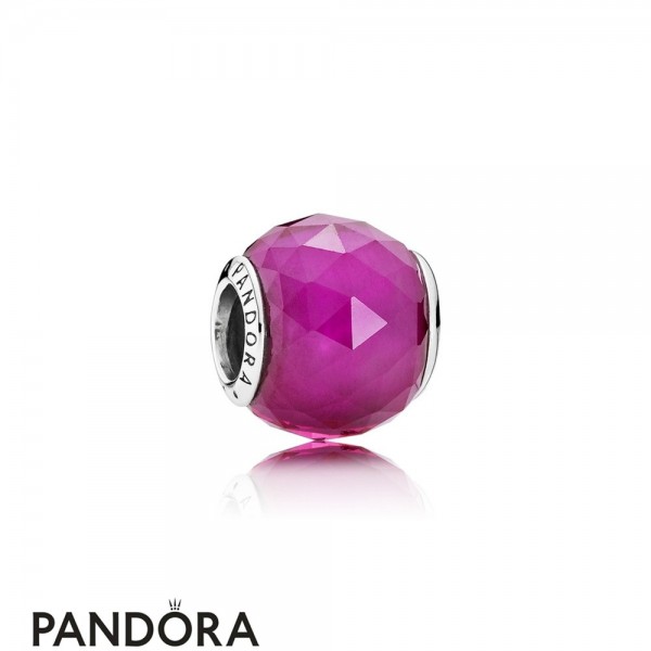 Pandora Jewellery Touch Of Color Charms Geometric Facets Charm Synthetic Ruby