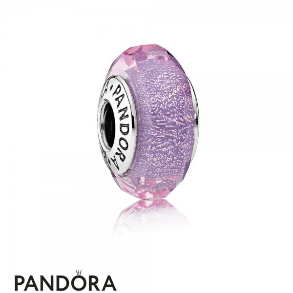 Pandora Jewellery Touch Of Color Charms Purple Shimmer Charm Murano Glass