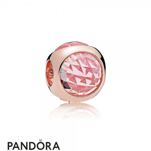 Pandora Jewellery Touch Of Color Charms Radiant Droplet Charm Pandora Jewellery Rose Pink Mist Crystals