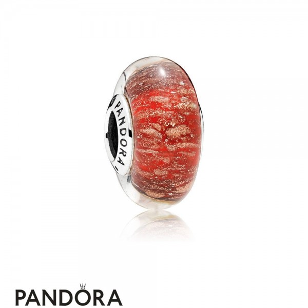 Pandora Jewellery Touch Of Color Charms Red Twinkle Murano Glass Charm