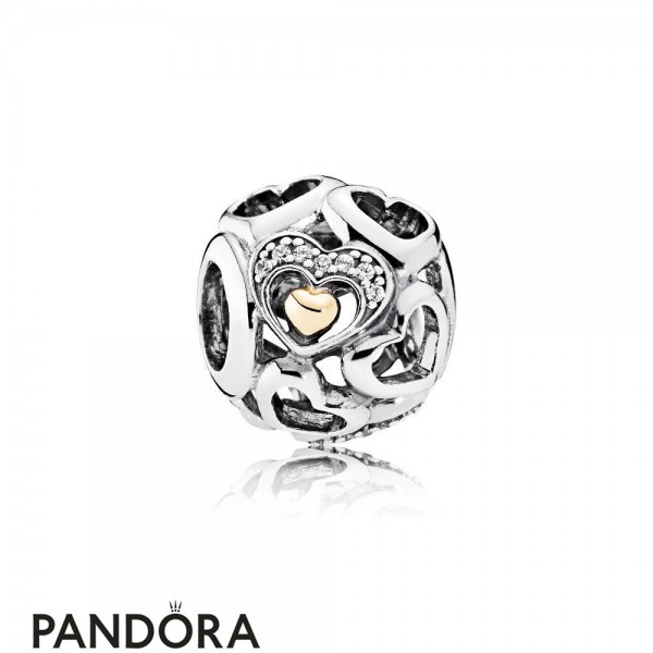 Pandora Jewellery Valentine's Day Charms Heart Of Romance Charm Clear Cz