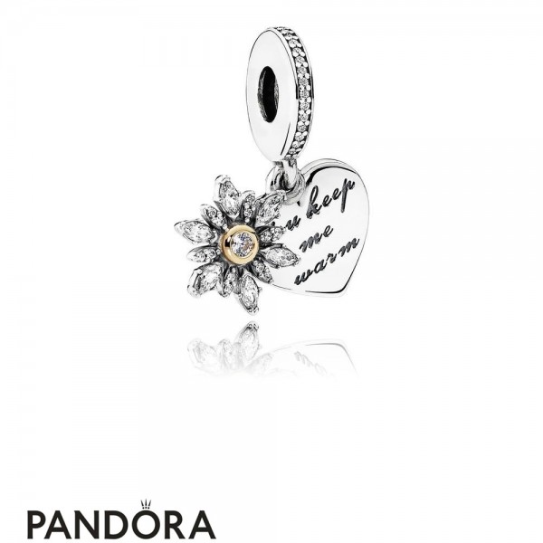 Pandora Jewellery Valentine's Day Charms Snowflake Heart Pendant Charm Clear Cz