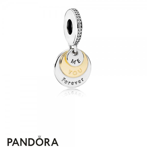 Pandora Jewellery Valentine's Day Charms You Me Forever Pendant Charm Clear Cz