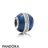 Pandora Jewellery Zodiac Celestial Charms Orbit Charm Midnight Blue Enamel Clear Cz