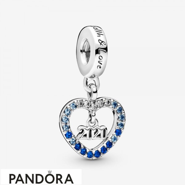 Women's Pandora Jewellery 2020 New Year Dangle Charm