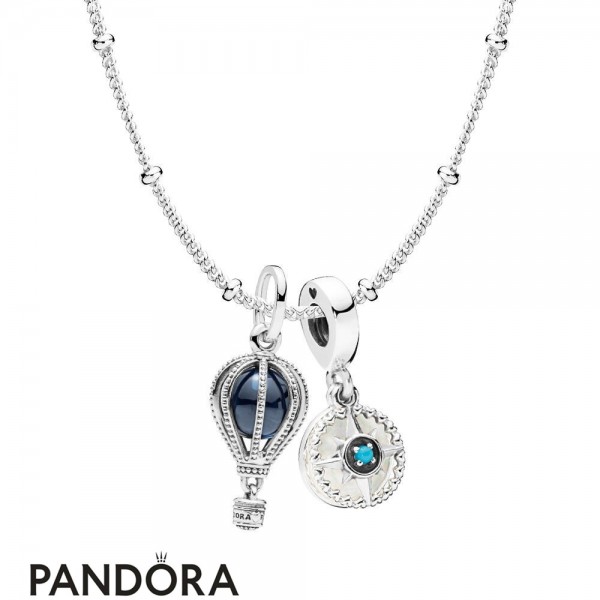 Women's Pandora Jewellery Adventure Guide Necklace Set