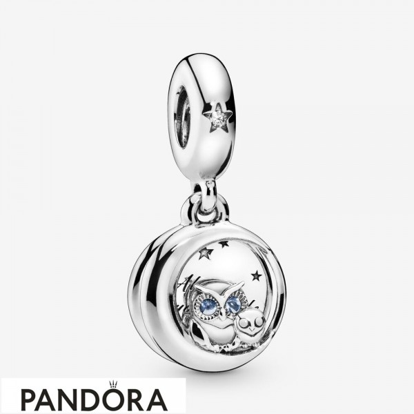 Women's Pandora Jewellery Always By Your Side Owl Hanging Charm