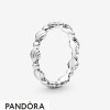 Women's Pandora Jewellery Beaded Seashell Band Ring