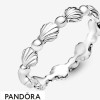 Women's Pandora Jewellery Beaded Seashell Band Ring