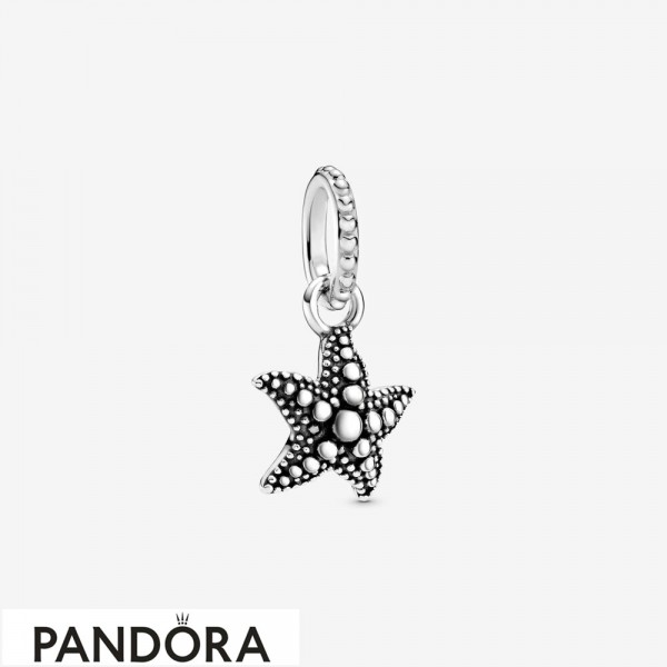 Women's Pandora Jewellery Beaded Starfish Pendant