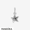Women's Pandora Jewellery Beaded Starfish Pendant