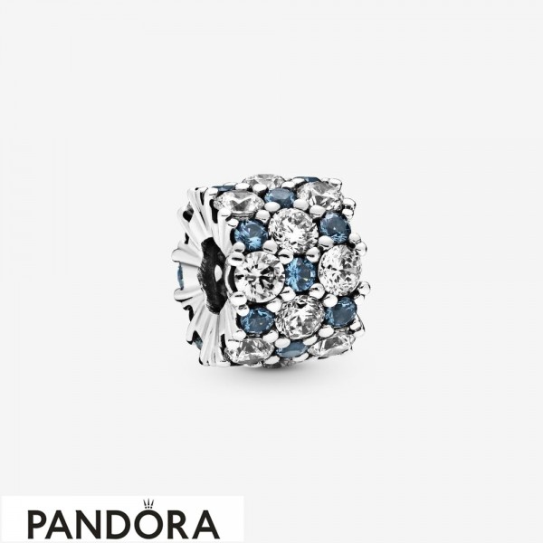 Women's Pandora Jewellery Blue & Clear Sparkle Charm