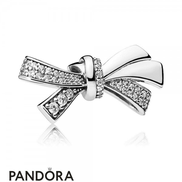 Women's Pandora Jewellery Brilliant Bow Charm