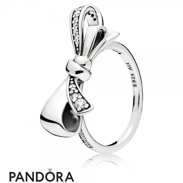 Women's Pandora Jewellery Brilliant Bow Ring