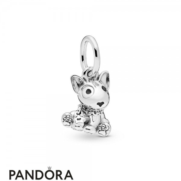 Women's Pandora Jewellery Bull Terrier Puppy Dangle Charm