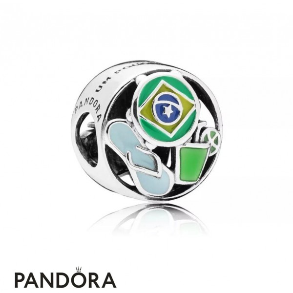 Women's Pandora Jewellery Charm Um Pouquinho De Brasil