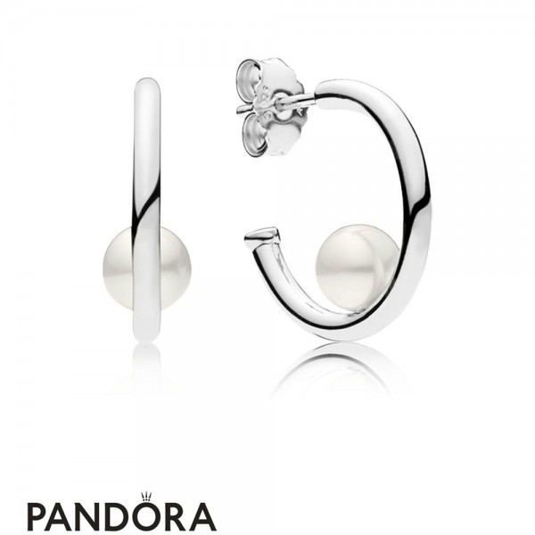 Women's Pandora Jewellery Contemporary Pearl Earrings