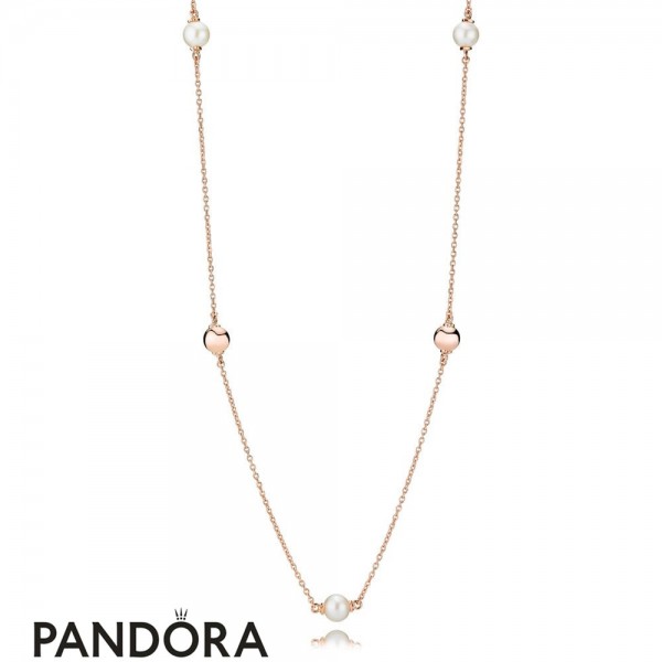 Women's Pandora Jewellery Contemporary Pearls Necklace