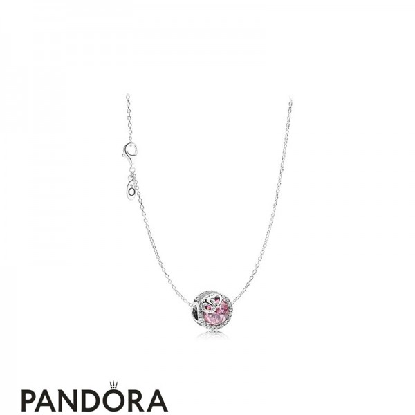 Women's Pandora Jewellery Dazzling Love Bird Necklace