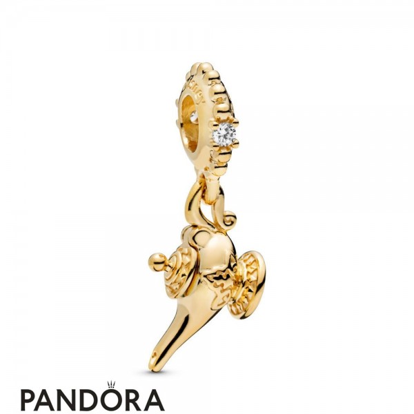 Women's Pandora Jewellery Disney Magic Lamp Dangle Charm