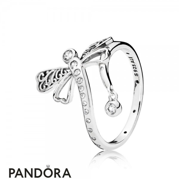 Women's Pandora Jewellery Dreamy Dragonfly Ring