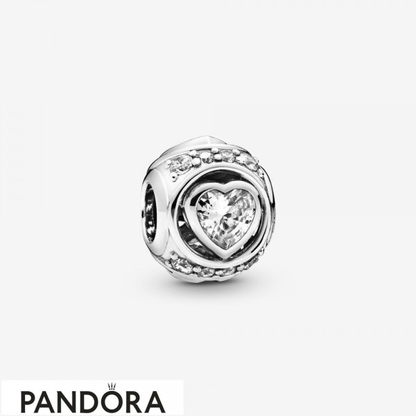 Women's Pandora Jewellery Elevated Heart Charm