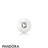 Pandora Jewellery Essence Joy Charm Transparent White Enamel