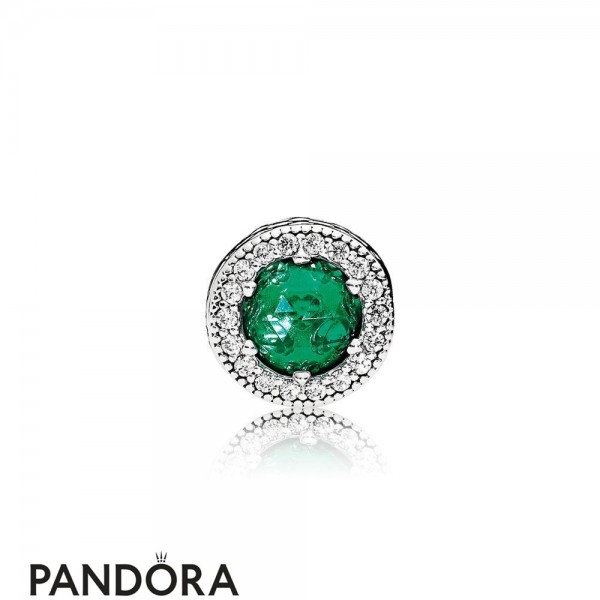 Pandora Jewellery Essence Optimism Charm Royal Green Crystals