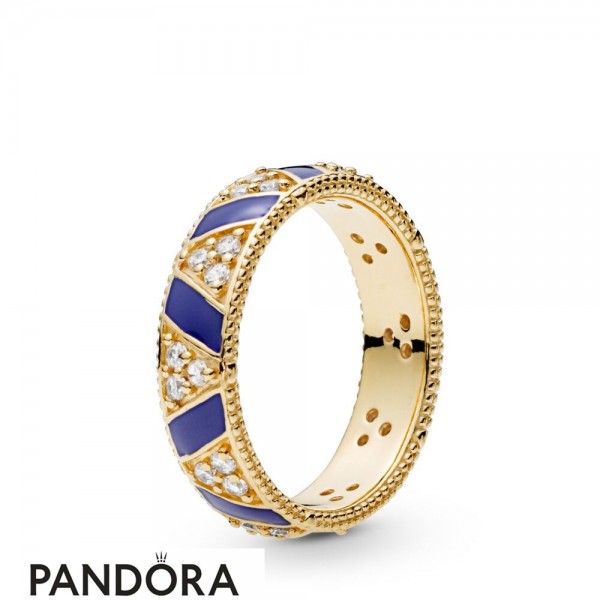 Women's Pandora Jewellery Exotic Stones & Stripes Ring Pandora Jewellery Shine Cz