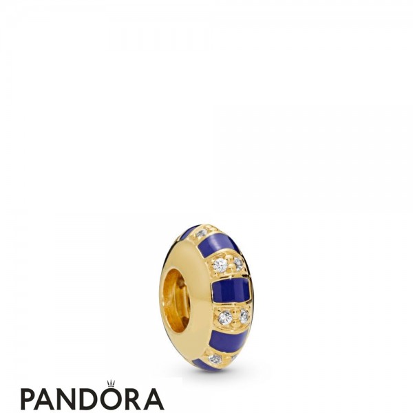 Women's Pandora Jewellery Exotic Stones & Stripes Spacer Pandora Jewellery Shine