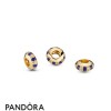 Women's Pandora Jewellery Exotic Stones & Stripes Spacer Pandora Jewellery Shine