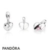 Women's Pandora Jewellery Family Heart Hanging Charm