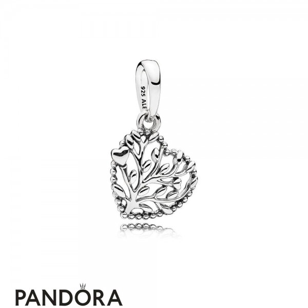 Women's Pandora Jewellery Flourishing Hearts Dangle Charm