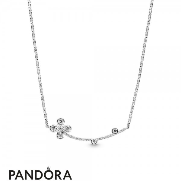 Women's Pandora Jewellery Four Petal Flower Necklace