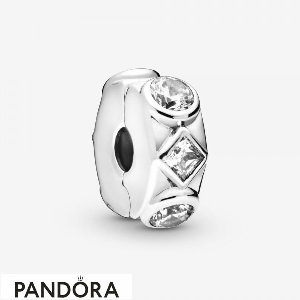 Women's Pandora Jewellery Geometric Shapes Clip Charm