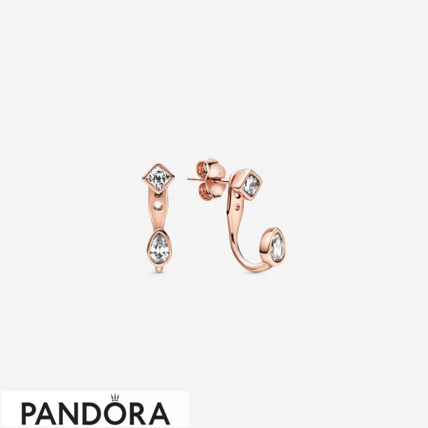 Women's Pandora Jewellery Geometric Shapes Stud Earrings