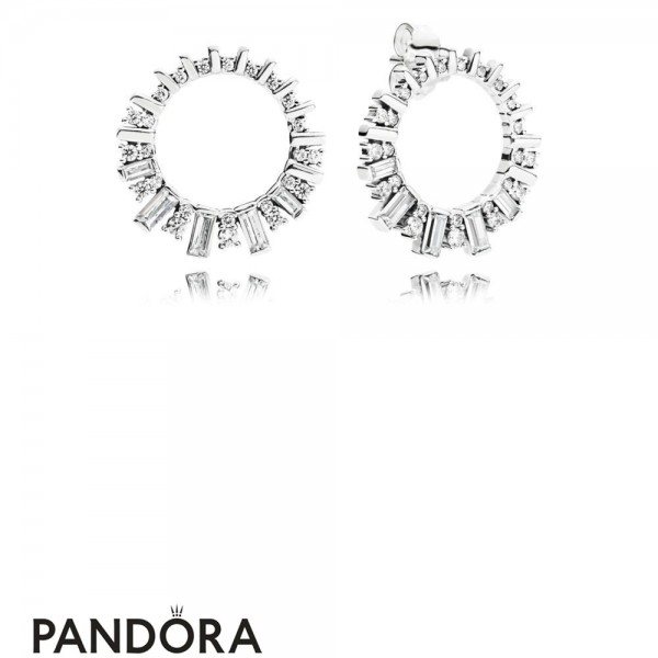 Women's Pandora Jewellery Glacial Beauty Earrings In Silver