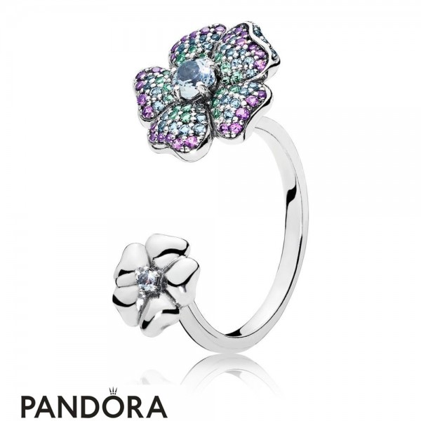 Women's Pandora Jewellery Glorious Blooms Ring