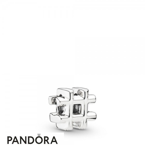 Women's Pandora Jewellery Hashtag Symbol Charm